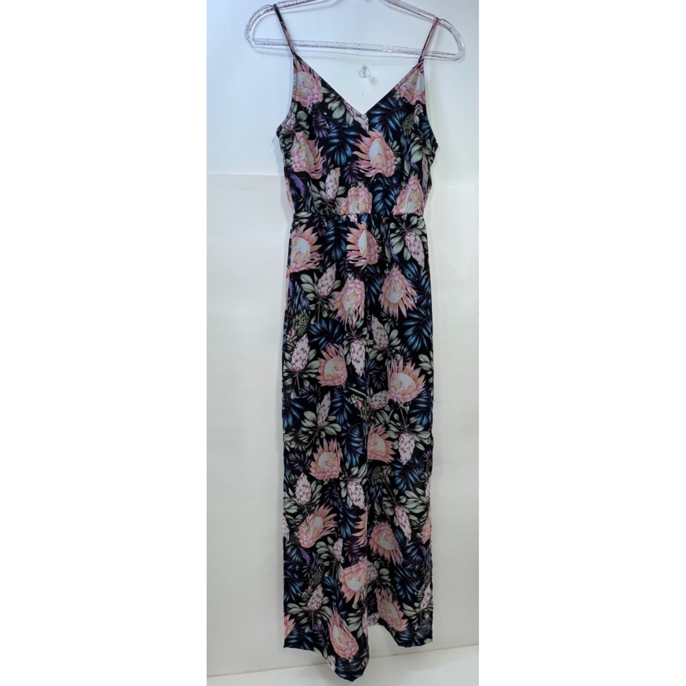 H&M Divided Dress Womens‎ Size 2 Floral V-Neck Maxi